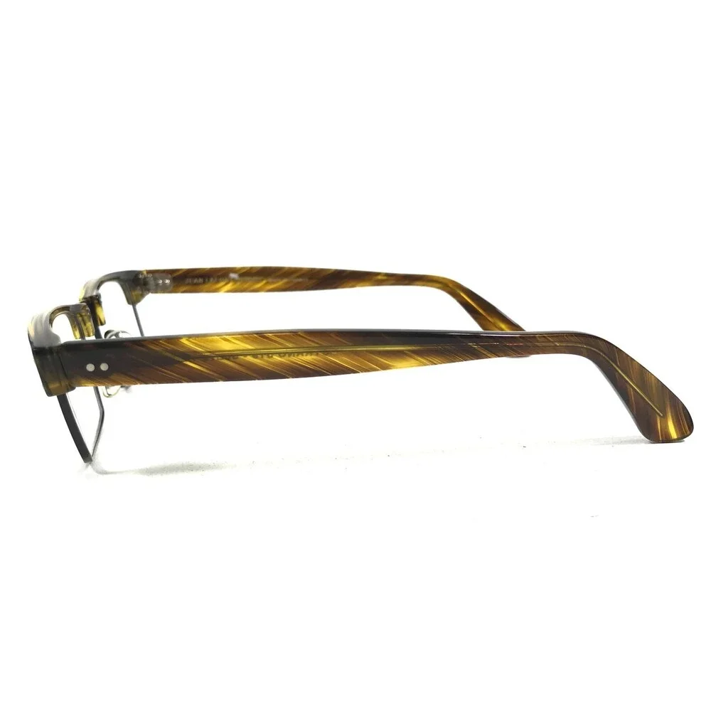 Lafont Reedition Eyeglasses Frames CYRANO 519 Brown Horn Square 50-19-145